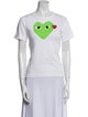 Comme des Garçons Play Graphic Print Crew Neck T-Shirt