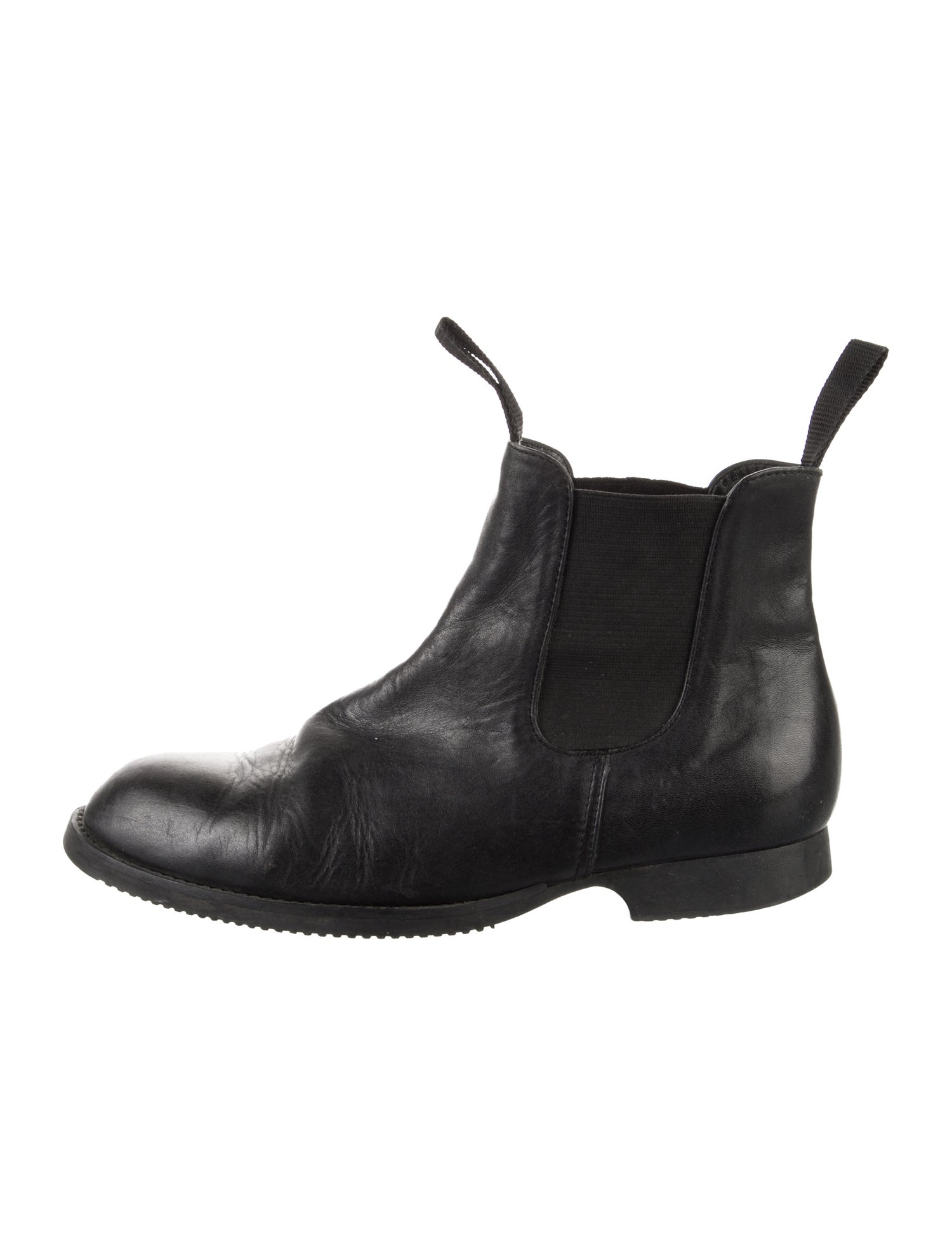 Comme des Garçons Leather Chelsea Boots