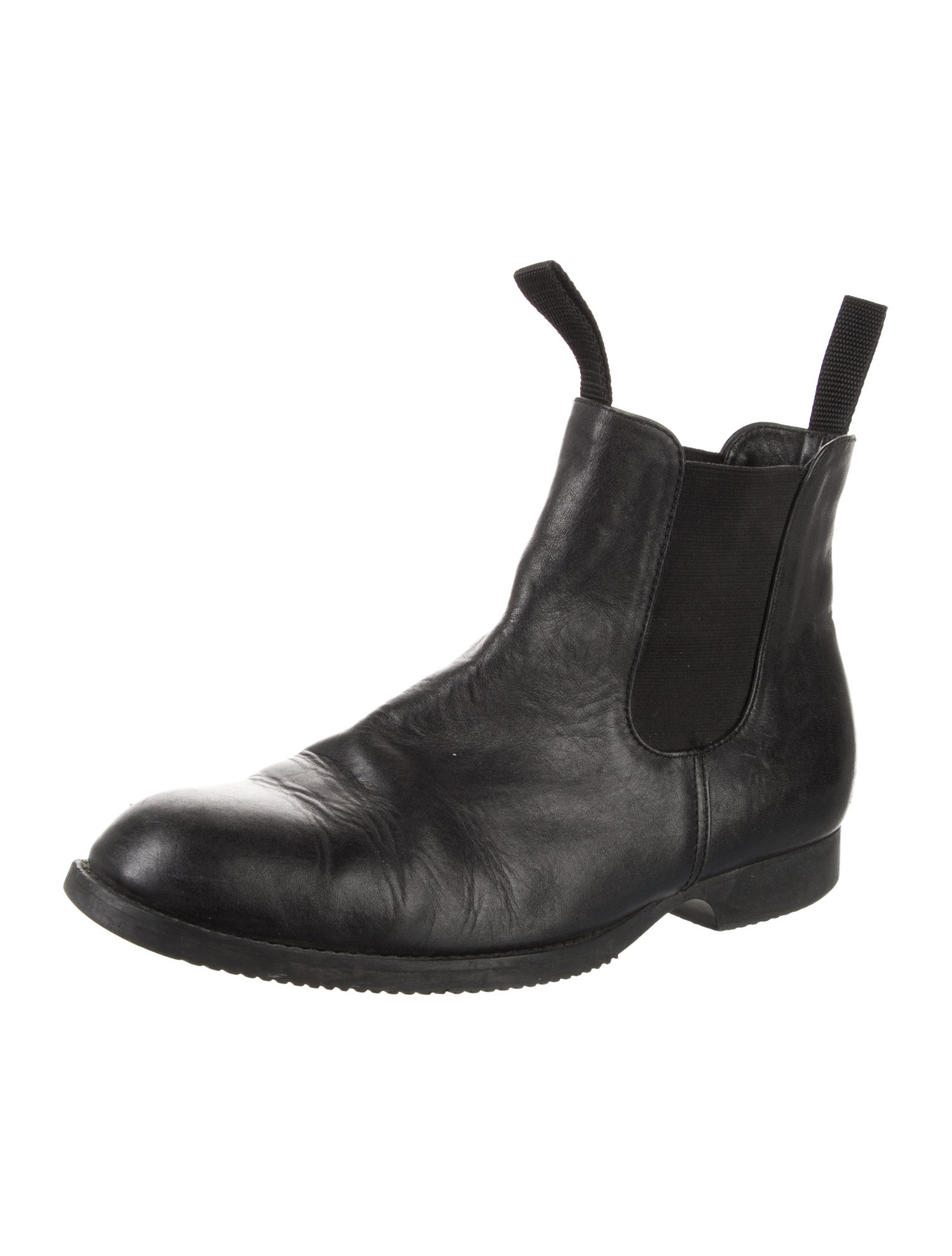 Comme des Garçons Leather Chelsea Boots