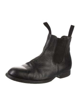 Comme des Garçons Leather Chelsea Boots