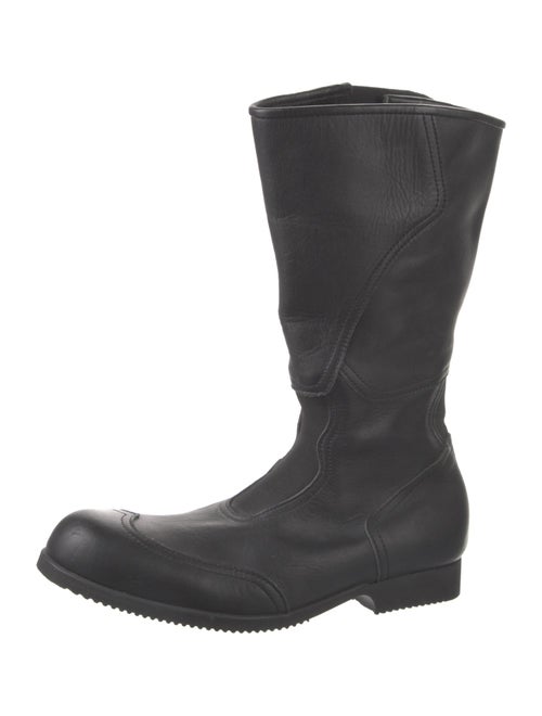 Comme des Garçons Leather Rain Boots
