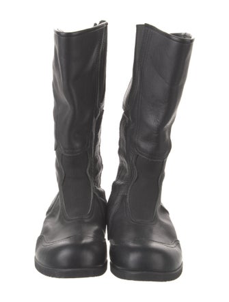 Comme des Garçons Leather Rain Boots