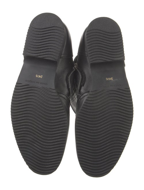 Comme des Garçons Leather Rain Boots