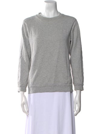 COMME CA DU MODE Crew Neck Three-Quarter Sleeve Sweatshirt