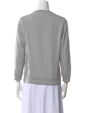 COMME CA DU MODE Crew Neck Three-Quarter Sleeve Sweatshirt