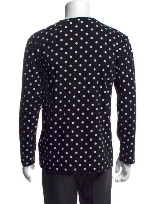 Comme des Garçons Polka Dot Print Crew Neck T-Shirt