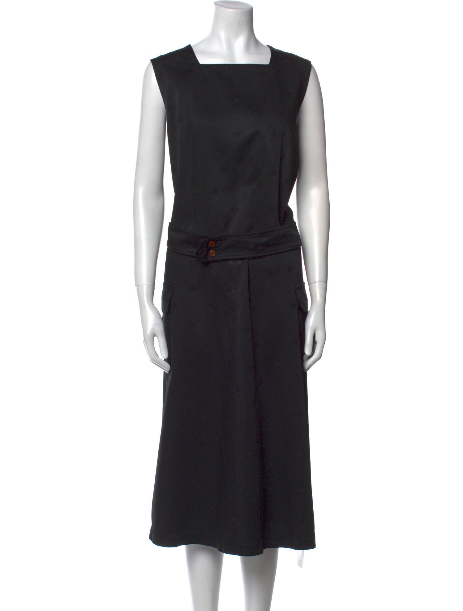 Comme des Garçons Square Neckline Long Dress