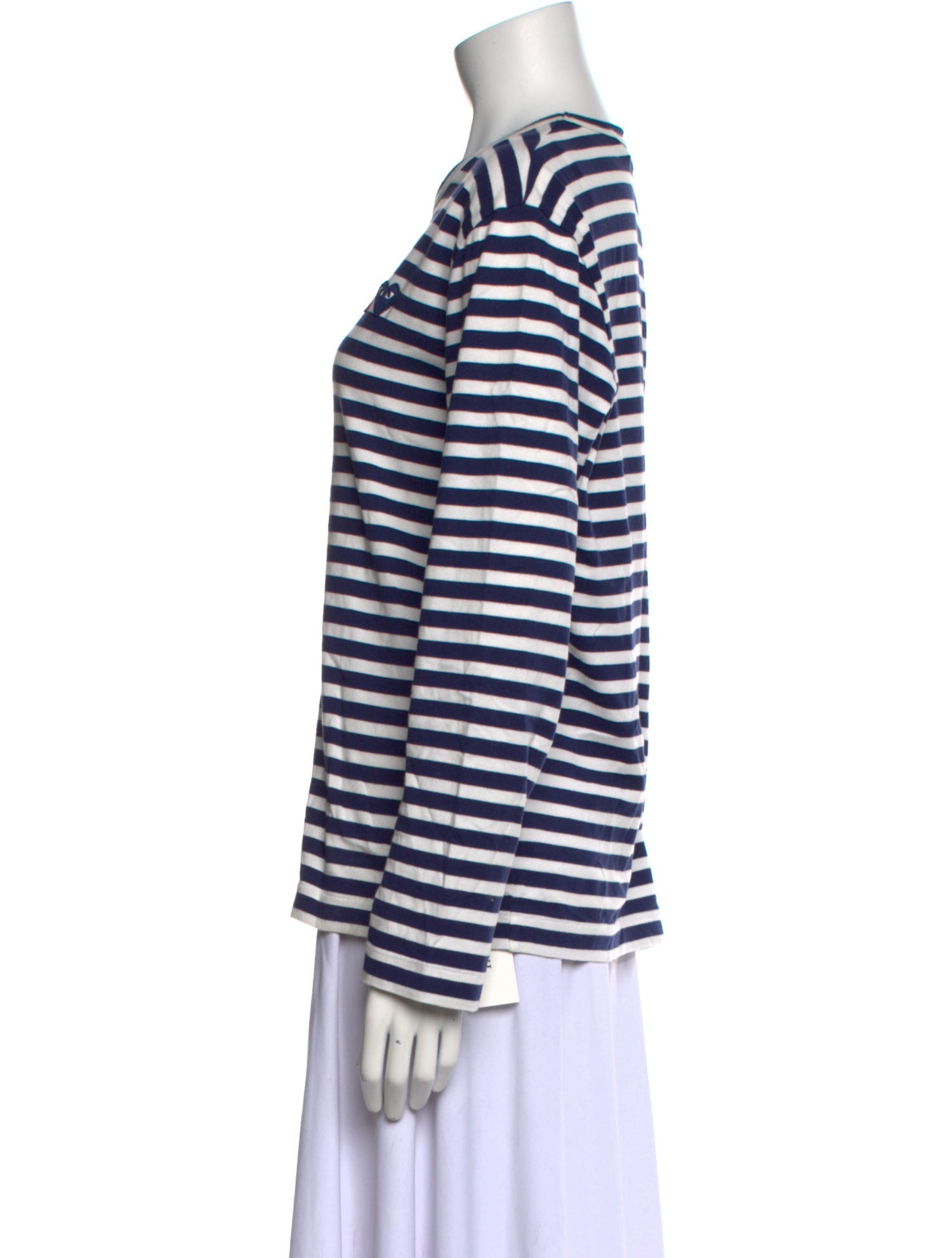 Comme des Garçons Play Striped Crew Neck T-Shirt