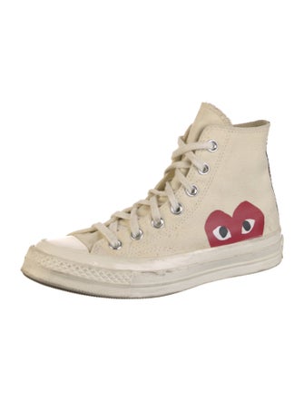 Comme des Garçons Play x Converse Canvas Graphic Print Sneakers