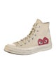 Comme des Garçons Play x Converse Canvas Graphic Print Sneakers