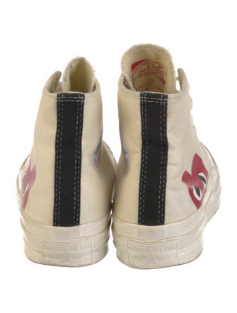 Comme des Garçons Play x Converse Canvas Graphic Print Sneakers