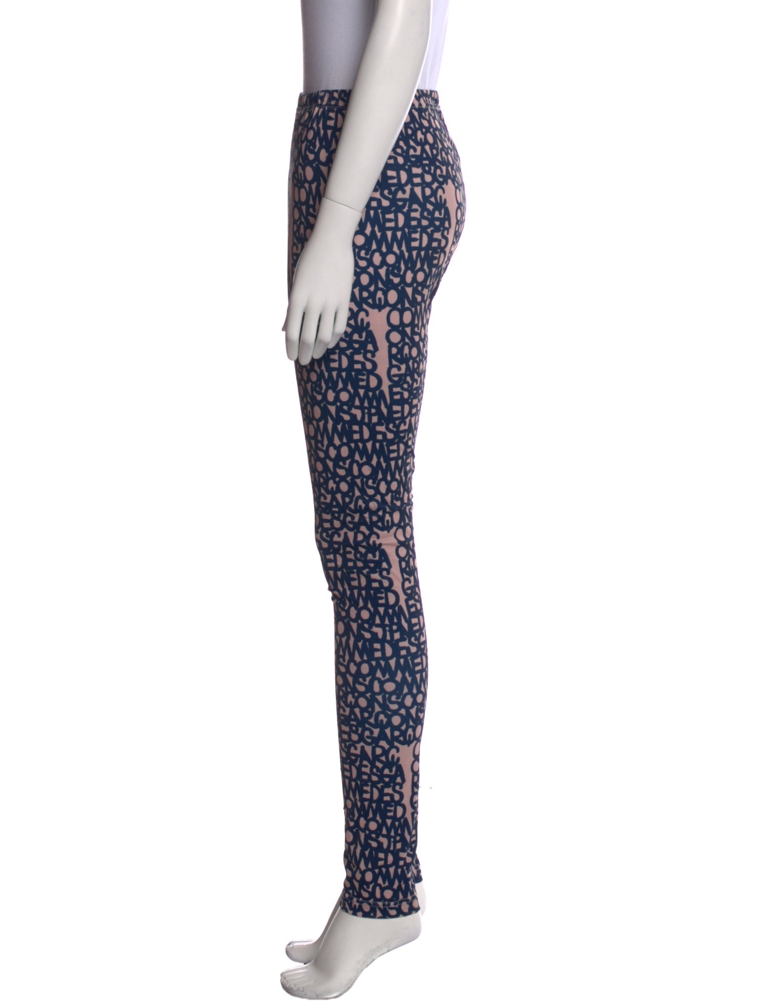 Comme des Garçons Printed Skinny Leg Pants