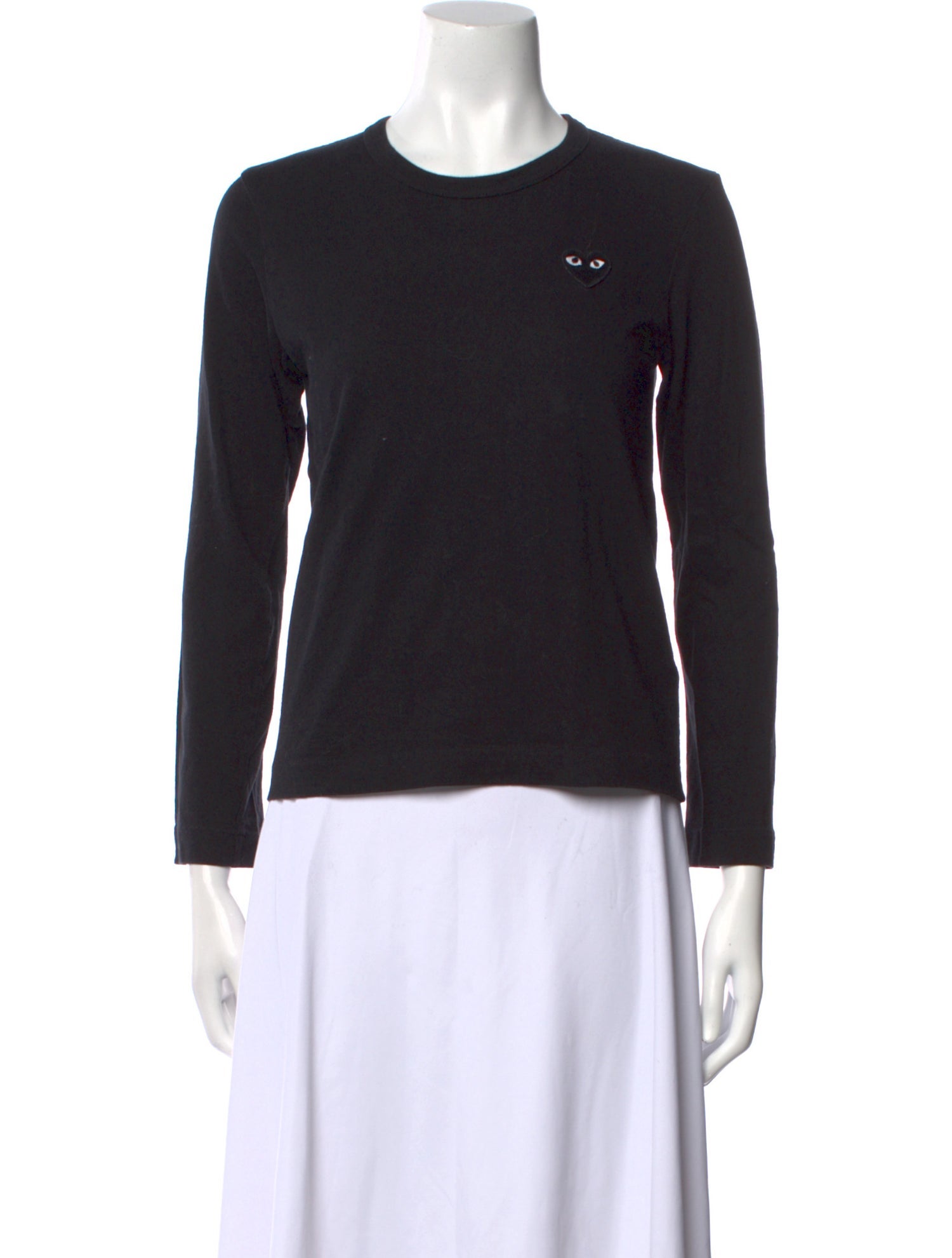 Comme des Garçons Play Crew Neck Long Sleeve Top