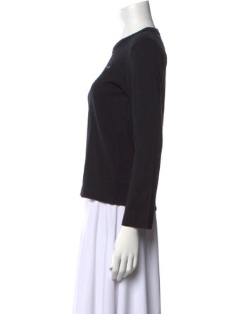 Comme des Garçons Play Crew Neck Long Sleeve Top