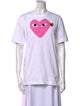 Comme des Garçons Play Graphic Print Crew Neck T-Shirt