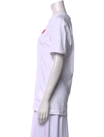 Comme des Garçons Play Graphic Print Crew Neck T-Shirt