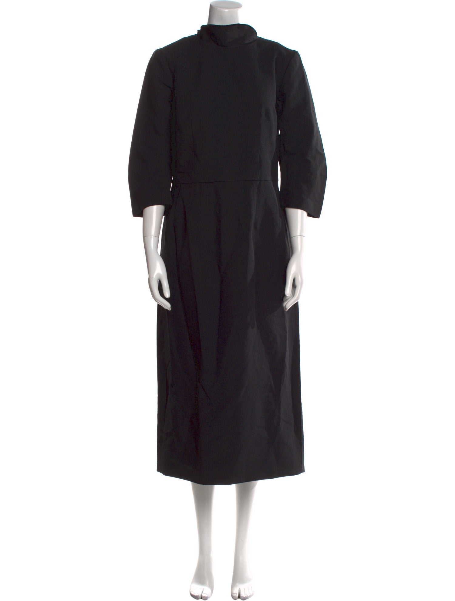 Comme des Garçons Mock Neck Long Dress