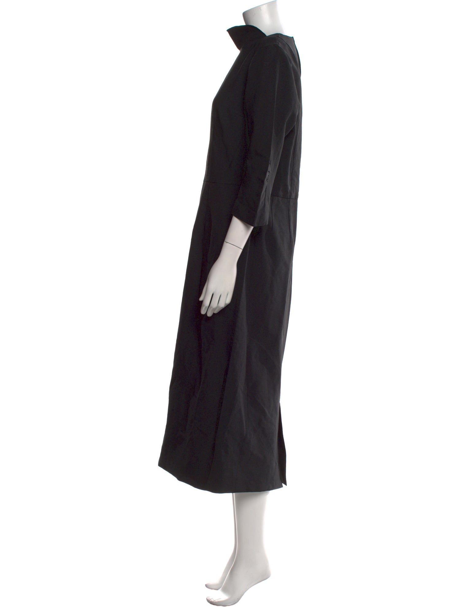 Comme des Garçons Mock Neck Long Dress