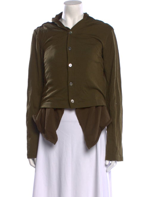 Comme des Garçons Wool Mock Neck Sweater