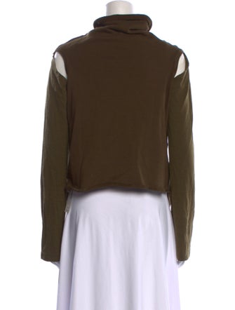 Comme des Garçons Wool Mock Neck Sweater