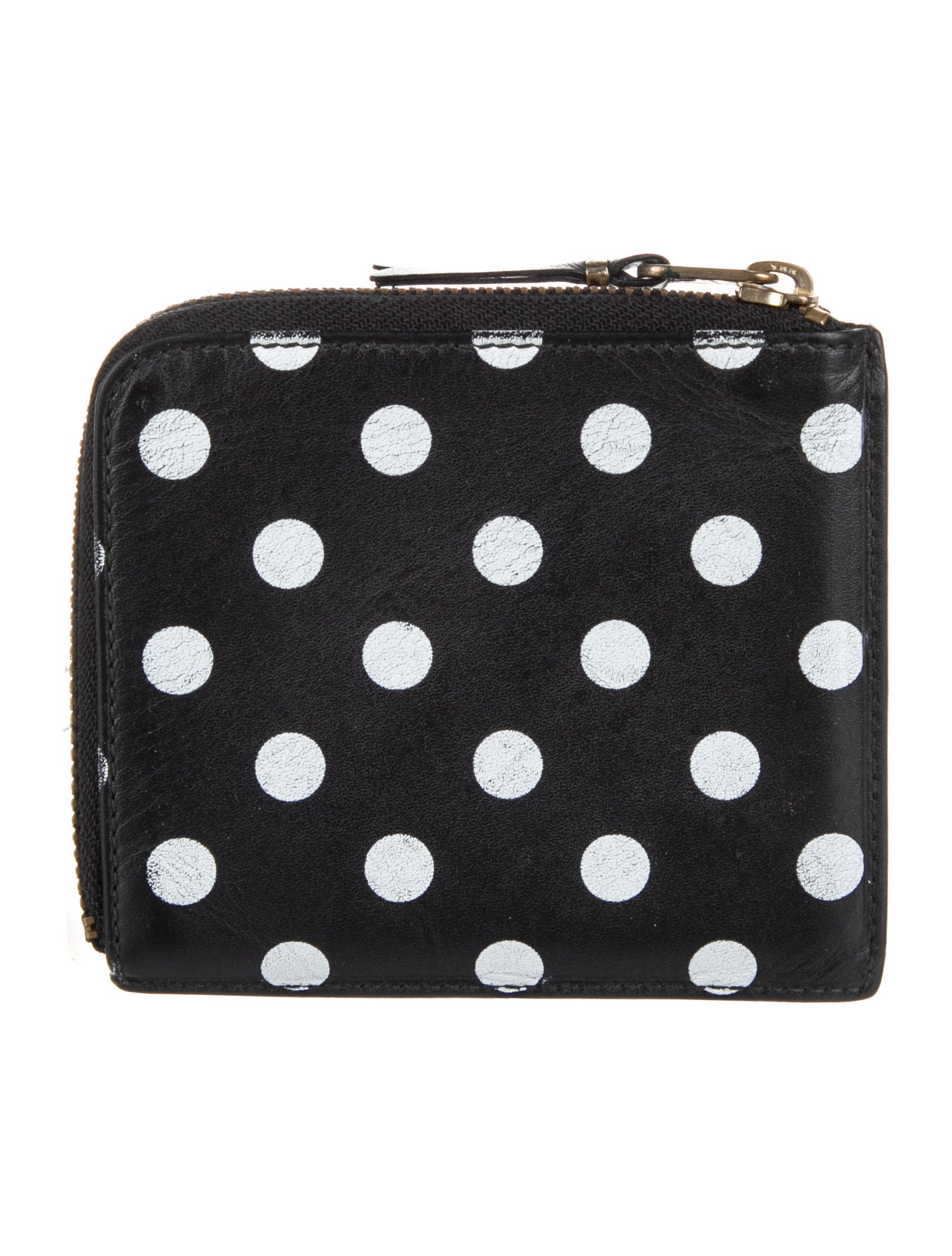 Comme des Garçons Leather Printed Bifold Wallet