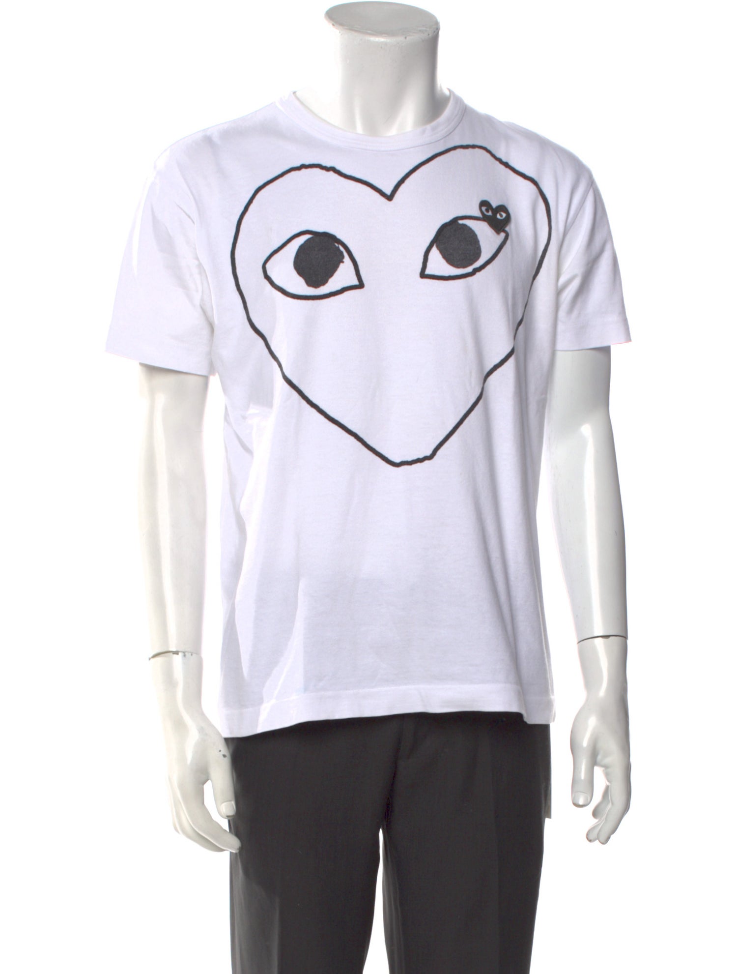 Comme des Garçons Play Graphic Print Crew Neck T-Shirt