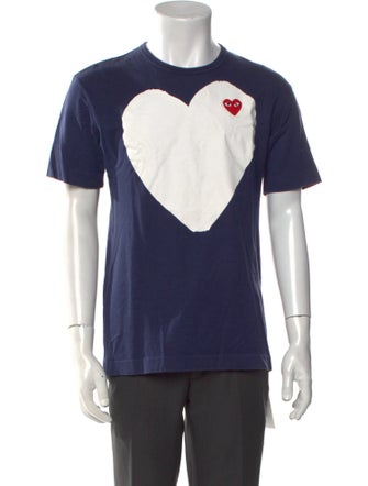 Comme des Garçons Play Graphic Print Crew Neck T-Shirt