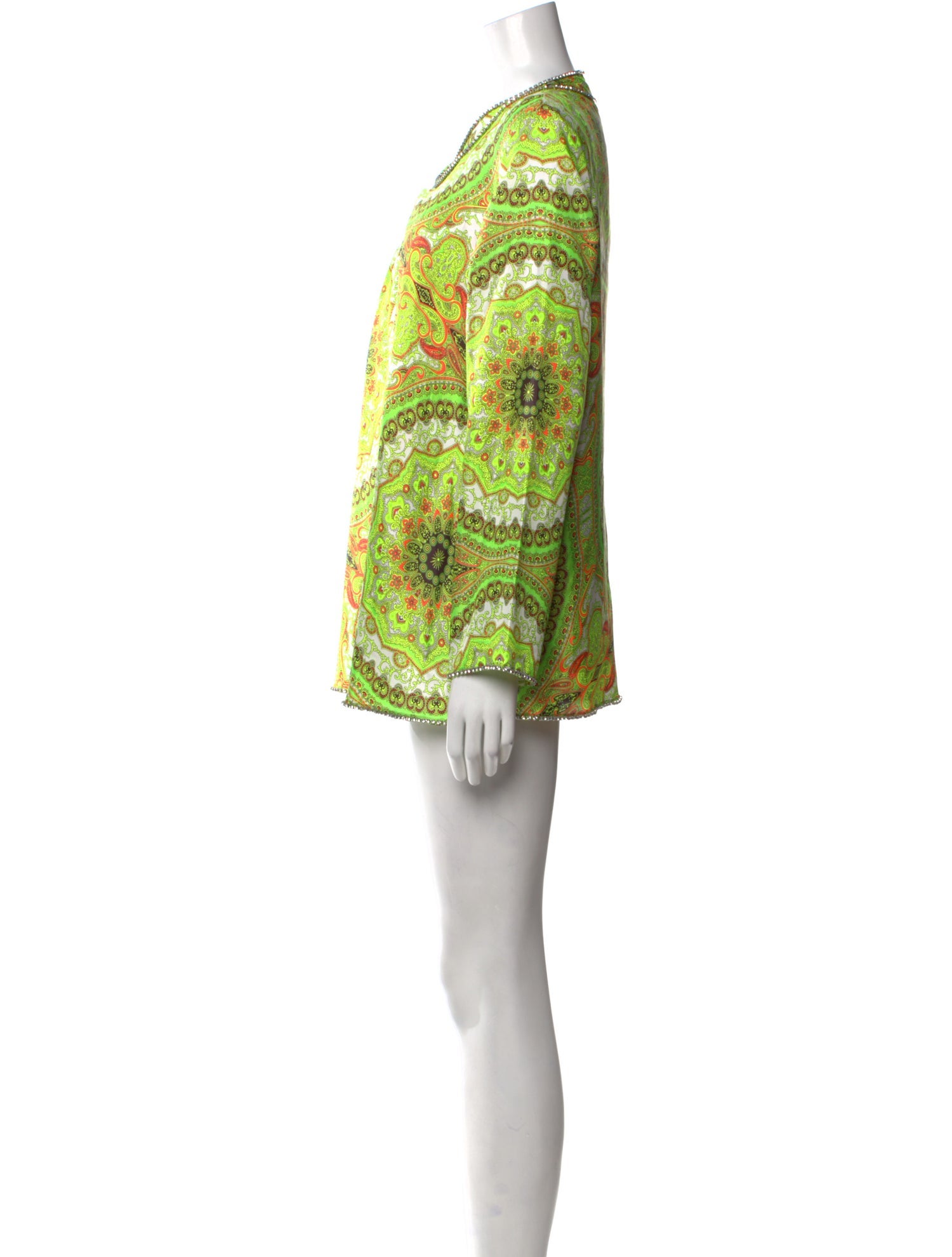 Comme des Garçons Paisley Print Mini Dress