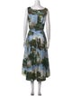 Comme des Garçons Printed Long Dress