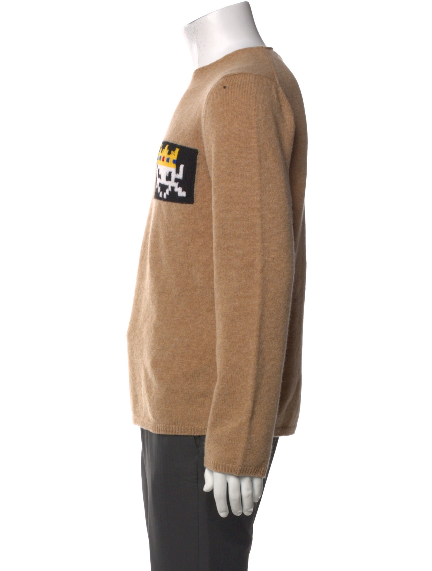 Comme des Garçons SHIRT Wool Graphic Print Pullover