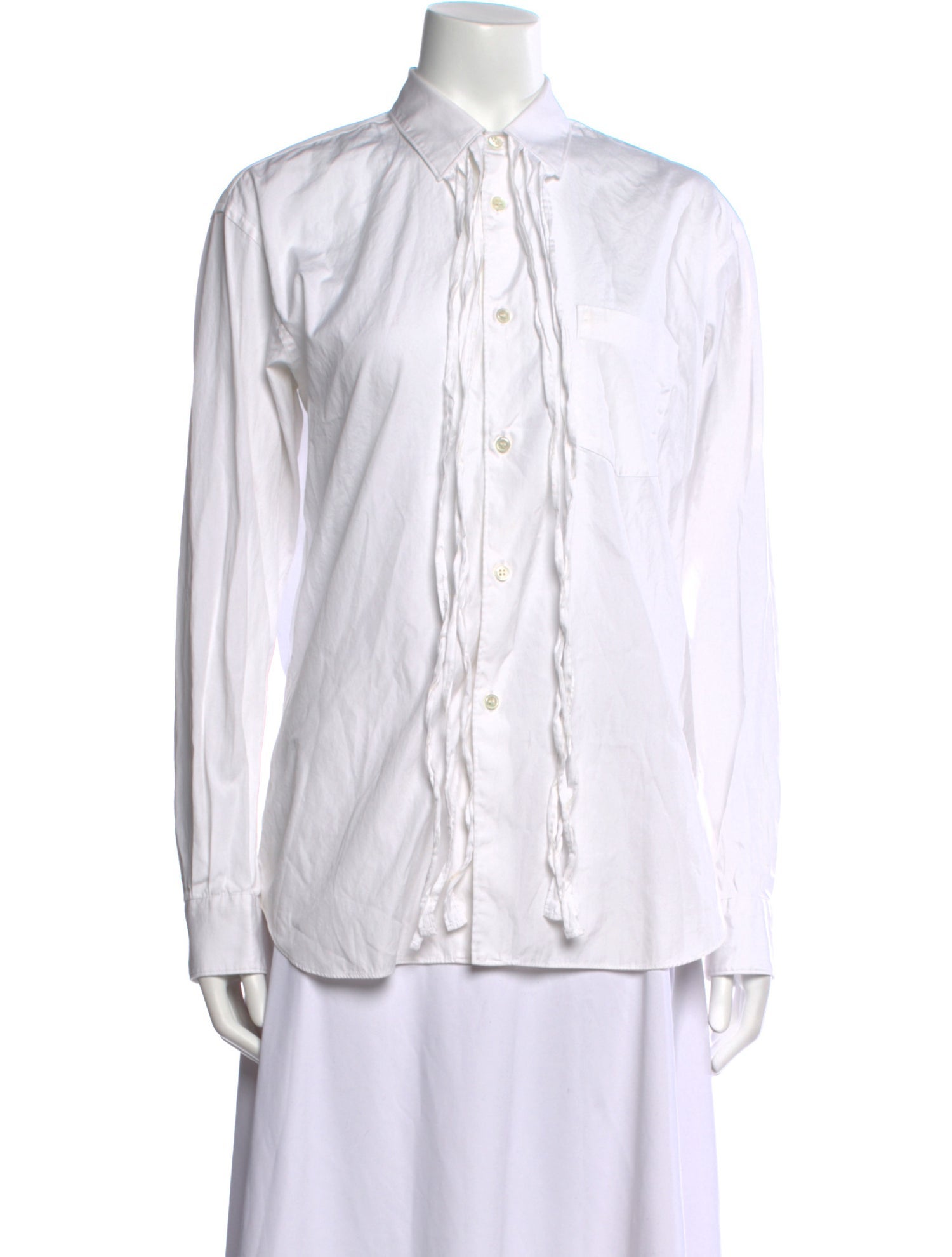 Comme des Garçons SHIRT Long Sleeve Button-Up Top