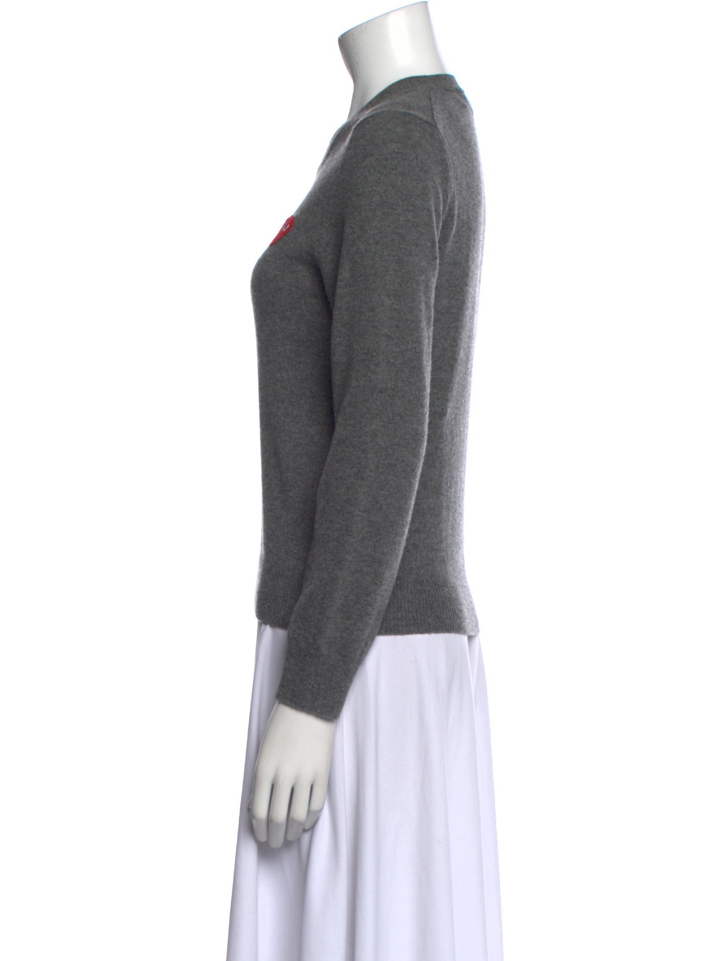 Comme des Garçons Play Wool V-Neck Sweater