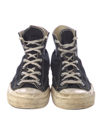 Comme des Garçons Play x Converse Canvas Graphic Print Sneakers