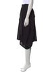 Comme des Garçons Raw-Edge Trim Knee-Length Skirt