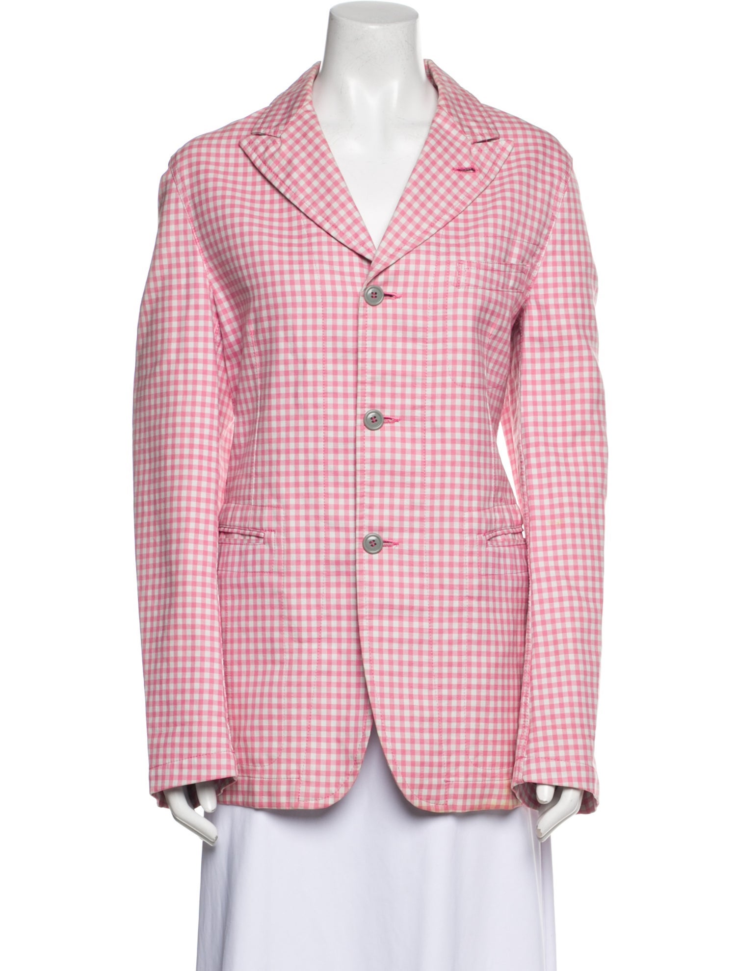Comme des Garçons Homme Plus Plaid Print Blazer