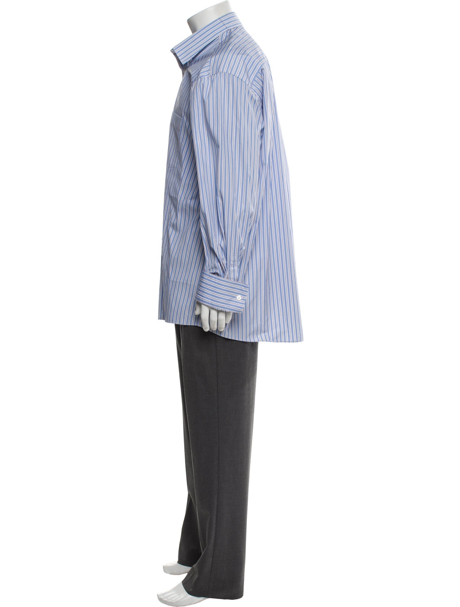 Comme des Garçons SHIRT Striped Long Sleeve Shirt