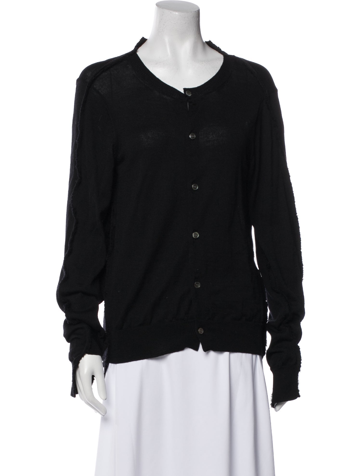 Comme des Garçons Wool Scoop Neck Sweater