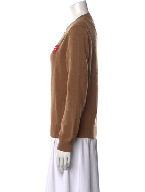Comme des Garçons Play Wool Crew Neck Sweater