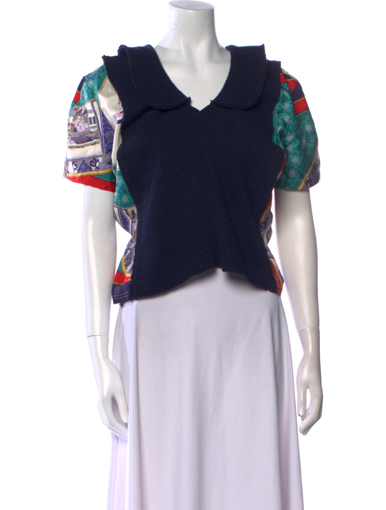 Comme des Garçons 2014 Silk Crop Top