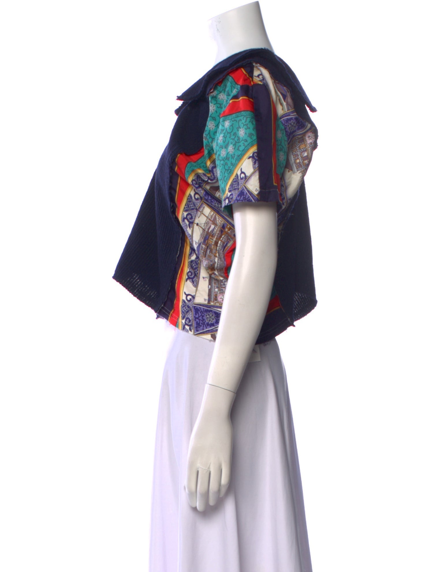 Comme des Garçons 2014 Silk Crop Top