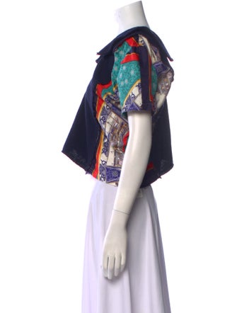 Comme des Garçons 2014 Silk Crop Top