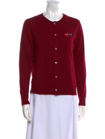 Comme des Garçons Play Wool Crew Neck Sweater