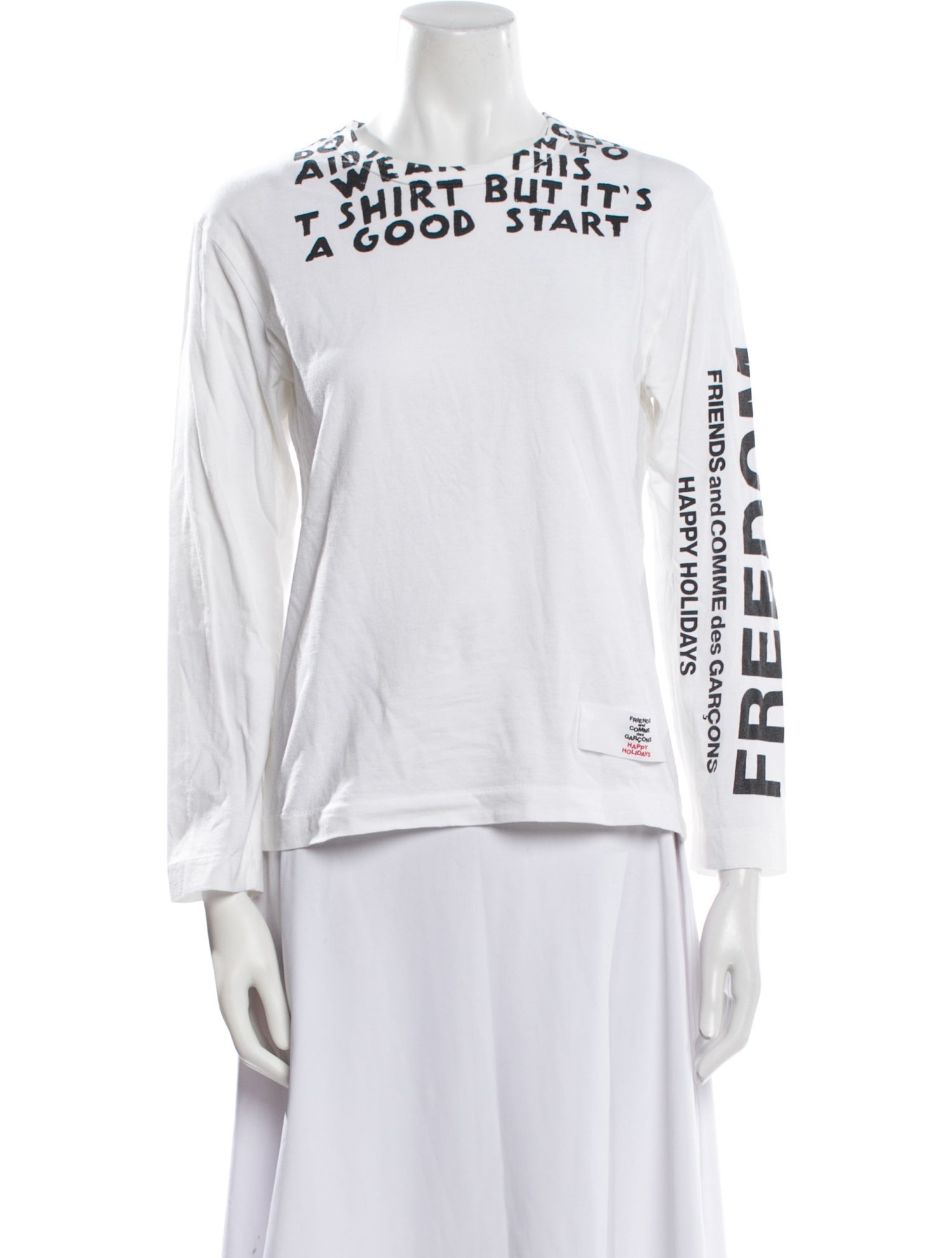 Comme des Garçons Graphic Print Crew Neck Sweatshirt