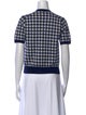 Comme des Garçons Girl Plaid Print Crew Neck T-Shirt