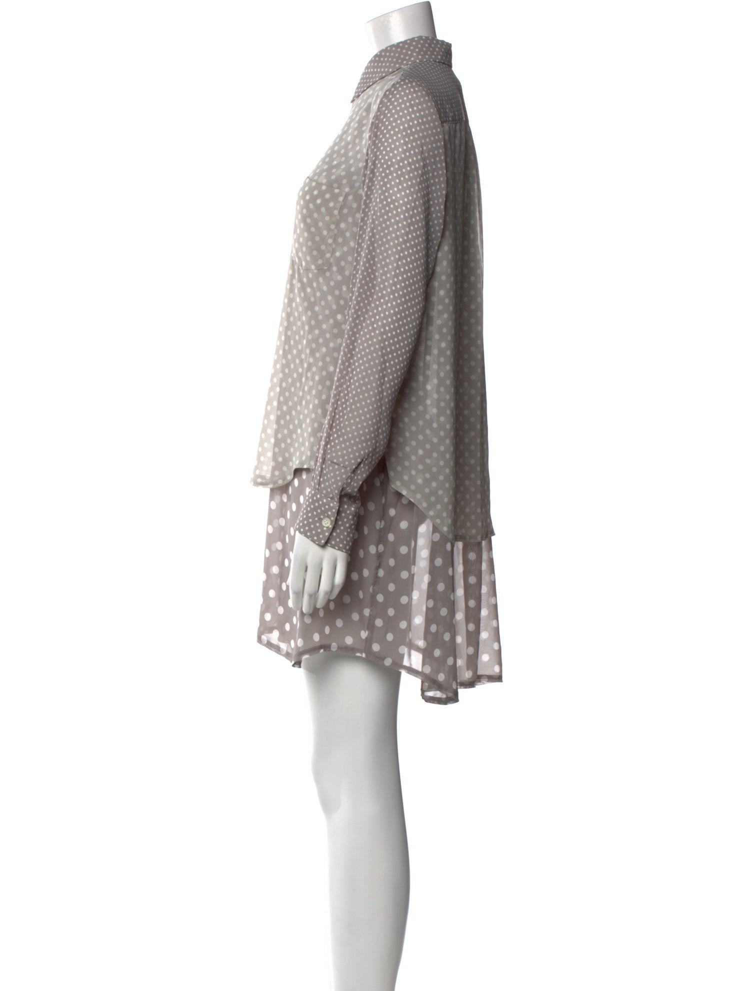 Comme des Garçons Polka Dot Print Mini Dress