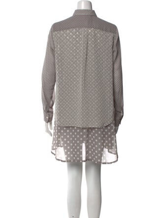 Comme des Garçons Polka Dot Print Mini Dress