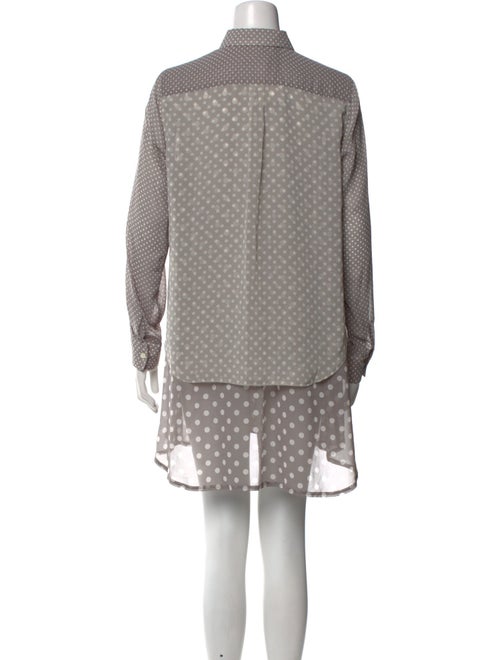 Comme des Garçons Polka Dot Print Mini Dress