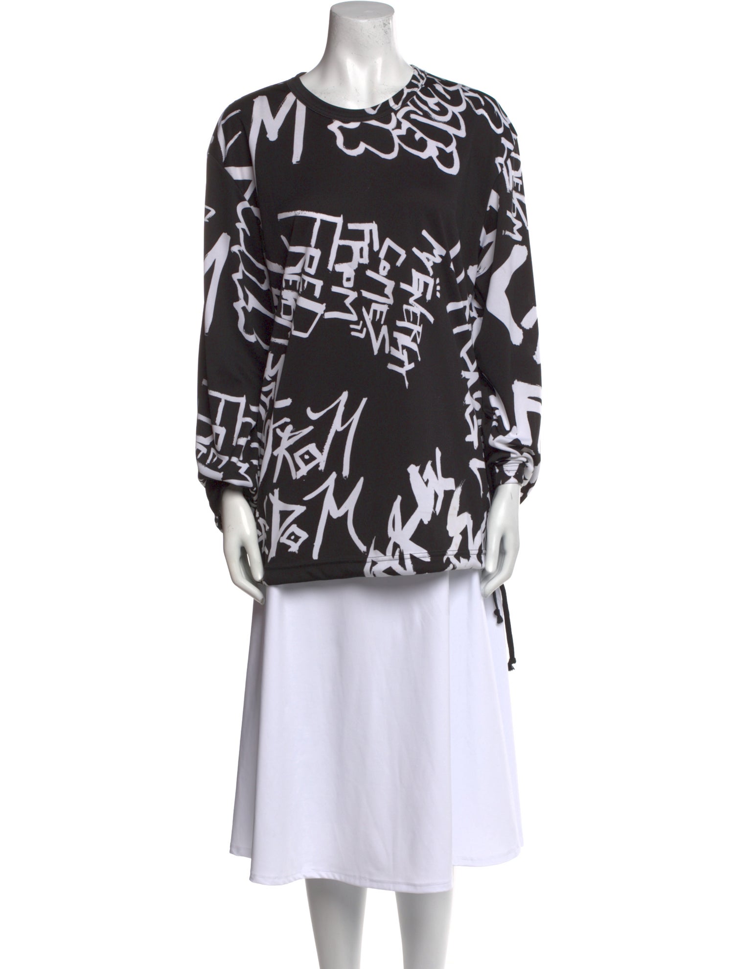 Comme des Garçons Printed Crew Neck Tunic