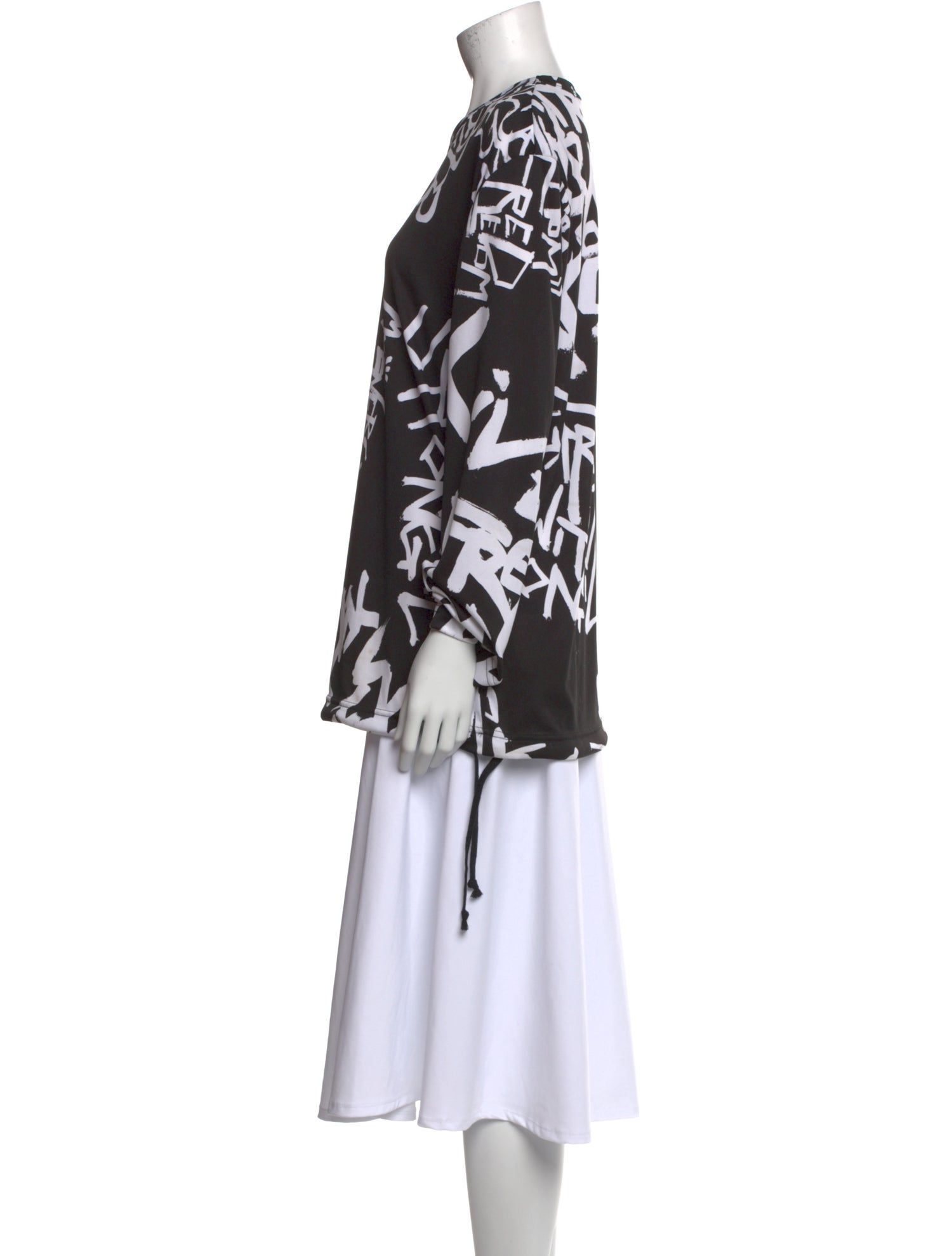 Comme des Garçons Printed Crew Neck Tunic