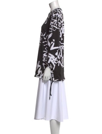 Comme des Garçons Printed Crew Neck Tunic